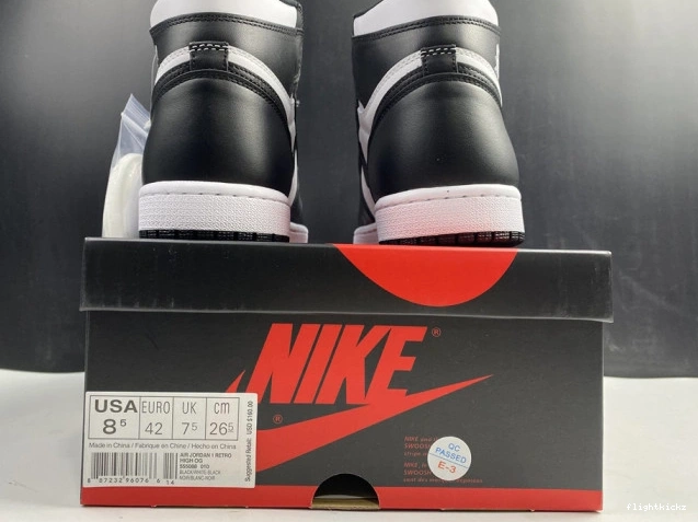 Black Air (2014) Retro 1 555088-010 White Jordan 0718